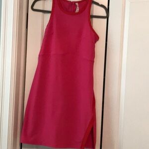 Pink and red athletic dress small